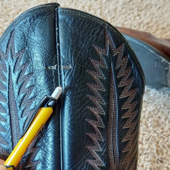 Men's Western Cowboy Boots SZ 10.5D - Picture 8 of 10